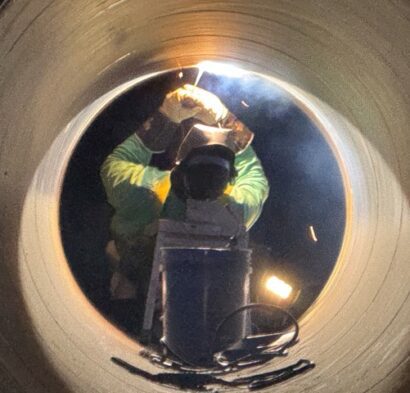 Internal pipe welding Medium